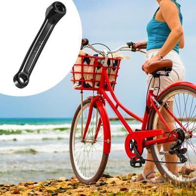 Bike Crank Arm Left Side, Universal Repair Component for Rhombic Hole