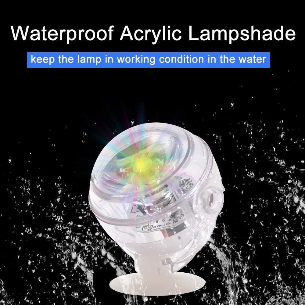 New LED Aquarium Spotlight Saving Power But High Brightness Seven Gradient Night Light Amphibious Lighting USB Waterproof Diving