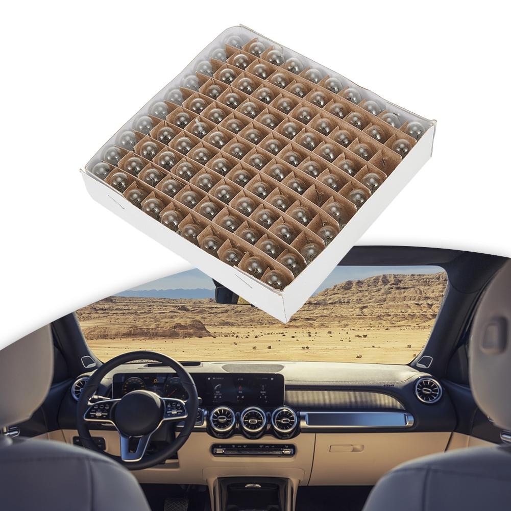 1 Box Dashboard Bulbs 100Pcs 12V 194 T10 Incandescent Instrument Bulbs