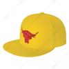 Red Brahma Bull Printed Cap For Unisex Snapback Hat Women's Baseball Caps Adjustable