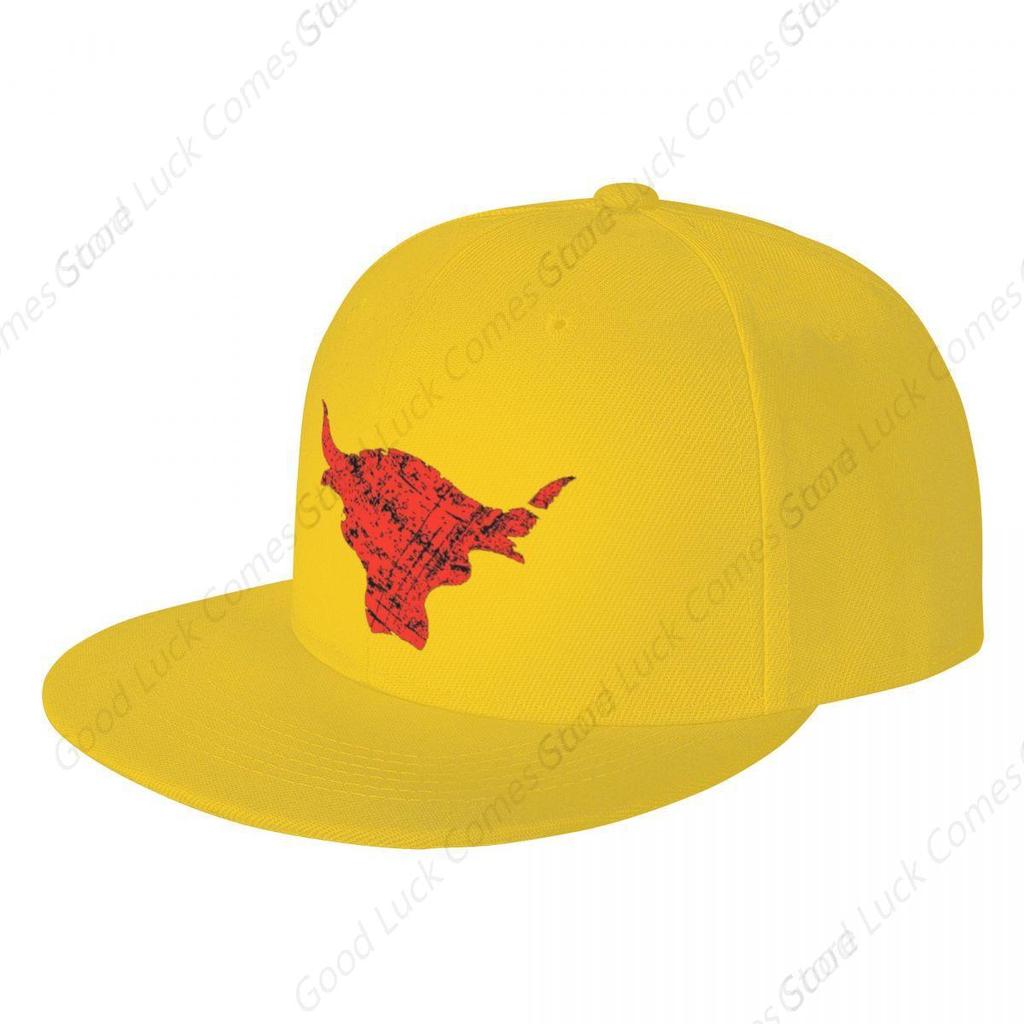 Red Brahma Bull Printed Cap For Unisex Snapback Hat Women's Baseball Caps Adjustable