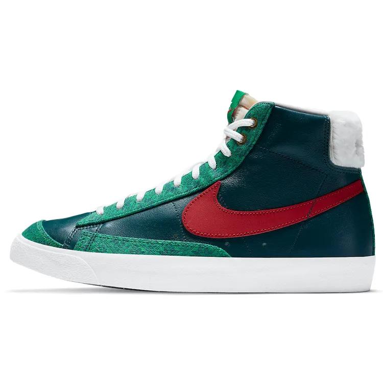 Nike Blazer Mid '77 Vintage 'Christmas Sweater' (Unisex) Dark Atomic Teal / Lucky Green / White / University Red Skate Shoes DC1619 300