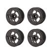 4Pcs Beadlock Wheels 2.2in Ultra Lightweight Composite Material Faceplate for 1 10 RC Crawler Car