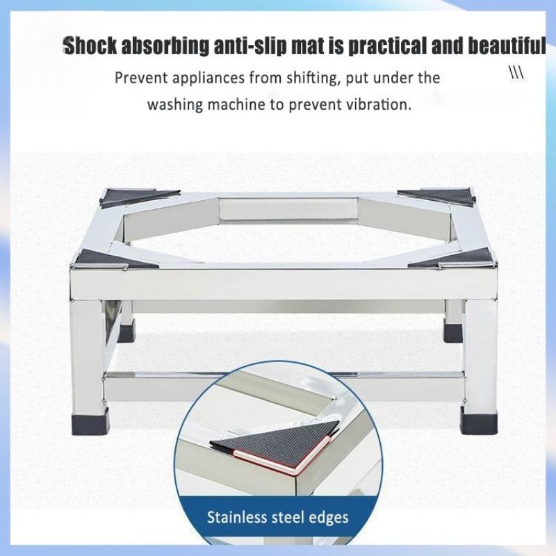 Drum Washing Machine Base Rack Stainless Steel Automatic Washing Machine Bracket Refrigerator Heightening Universal Bracket