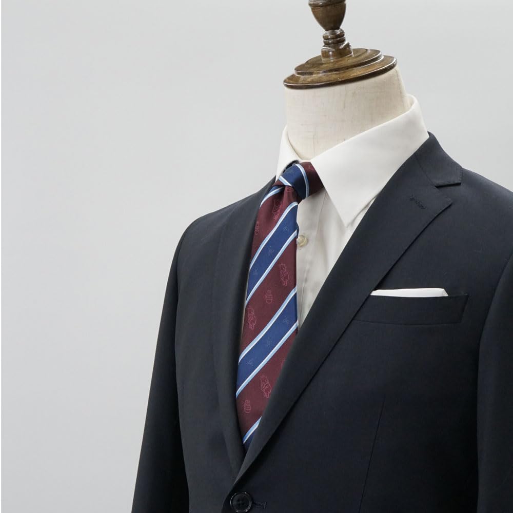 Winnie the Pooh Necktie DND48985 Red Business Brand Necktie Present [Disney]