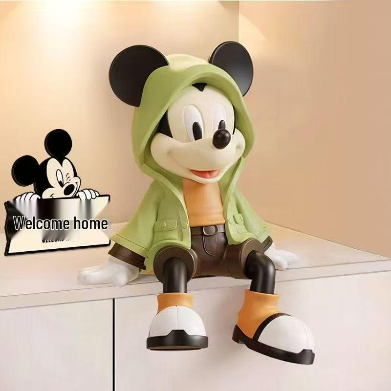 Cape Adventure Mickey Mouse Sitting Figurine for Living Room TV Cabinet