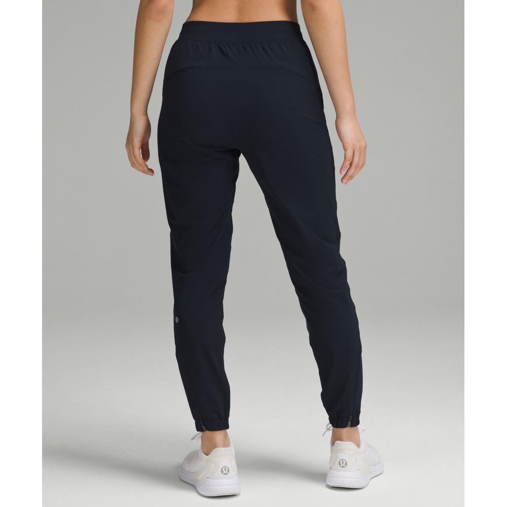 Lululemon Calça Jogger de Cintura Alta Adaptada Comprimento Total Azul Marinho Verdadeiro