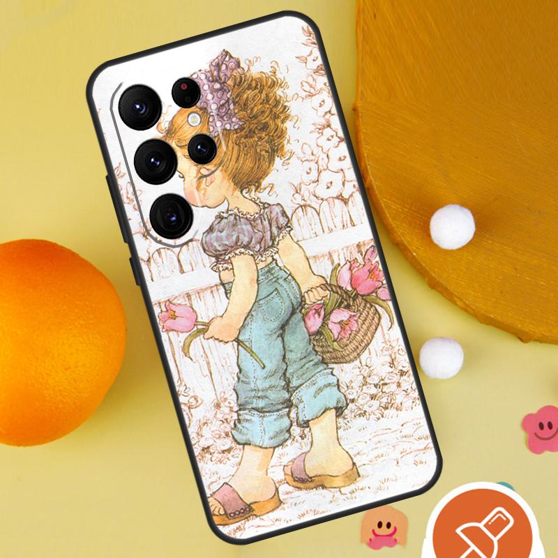Sarah Kay Handyhülle Für Samsung Galaxy S25 Ultra S23 S22 S21 Ultra S9 S10 S20 Plus S24 FE Funda Hülle