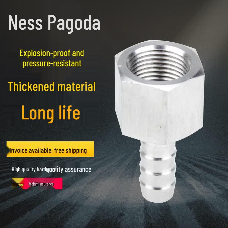 Thickened 304 Stainless Steel Internal Thread Hose Barb Fitting