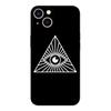 Black tpu Case For Huawei Honor 20 Lite 10 10i 20S 30S 30 7A 5.45 7s 7C 5.7 Cover Evil Eye Illustration