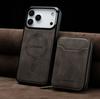 Detachable Magnetic Wallet Leather Phone Case for IPhone 17 Pro Max Air 16 Plus 15 14 13 12 11 Pro 16E Anti-Theft Brush Cover