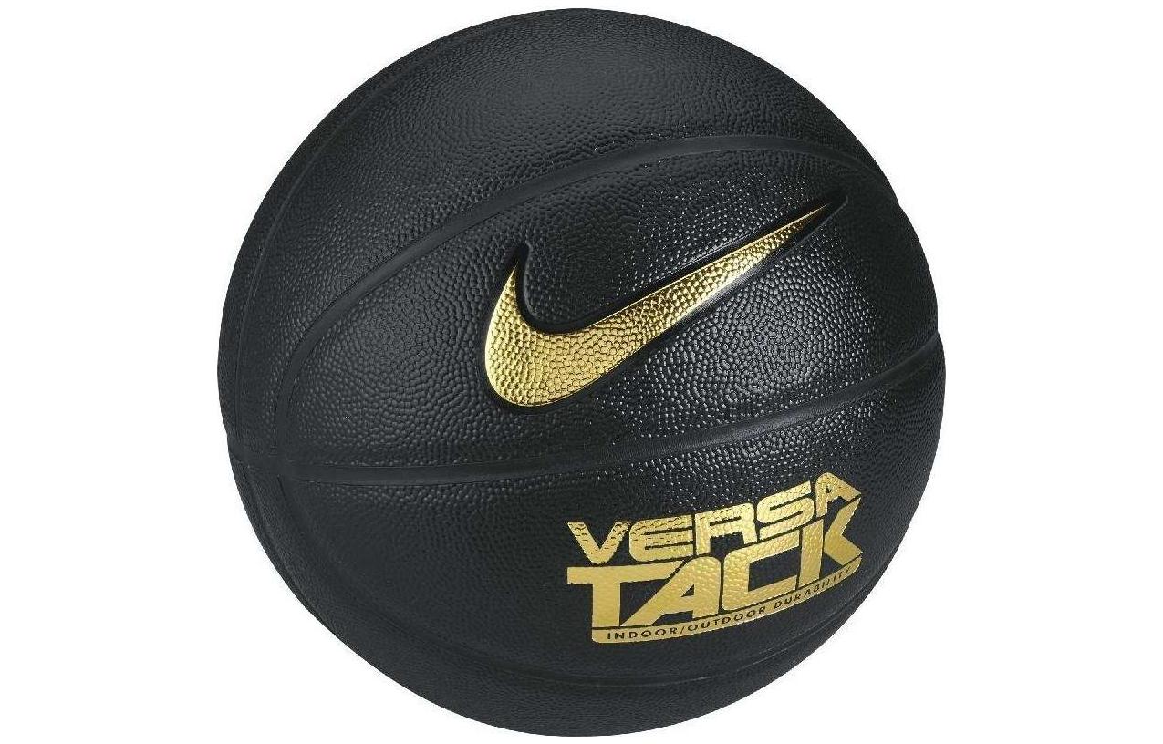 Nike Artificial Leather Basketball Black Gold Size 7 Training Unisex BB0434-013