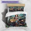 3pcs Duvet Cover Set (1*Duvet Cover + 2*Pillowcase, Without Core), Final Fantasy Print Bedding Set, Bedroom Decor, All‑Season, Birthday Gift