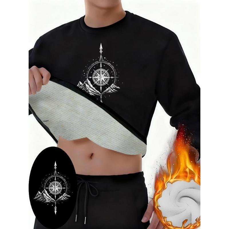 

Men s Thermal Top, Breathable & Heat-Retaining XXL чёрный