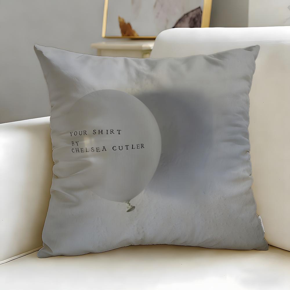 Popular Singer Chelsea Cutler Cushion Cover Soft & Easy-Wash Pillow Case – Versatile for Couch, Bed, Travel and Office