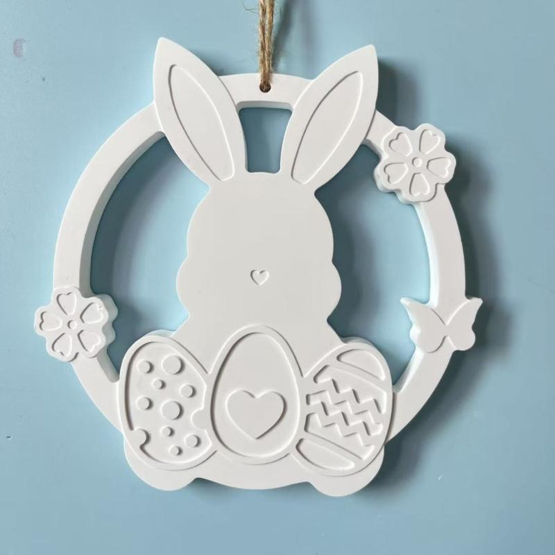 Easters Themed Silicone Craft Mould Designs for Rabbits Charm Easy to Clean and Reusable for Crafting