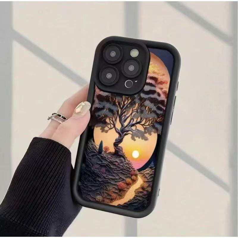 Sunset Hill is suitable for Apple 17 phone case iPhone 16 new model 15 Promax beautiful 14 creative 13 Pro