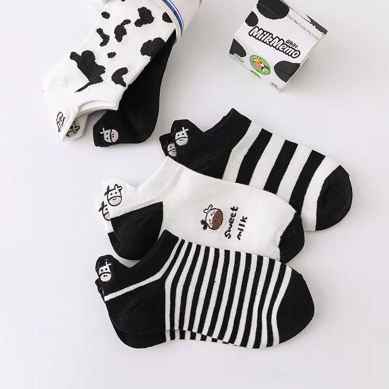5 Perechi/Lot Vară Femei Desen Animat Șosete Scurte Imprimeu Animal Tub Scurt Set Șosete Cool Acoperire Drăguță Glezna Picior Modă Nou Șosetă Kawaii