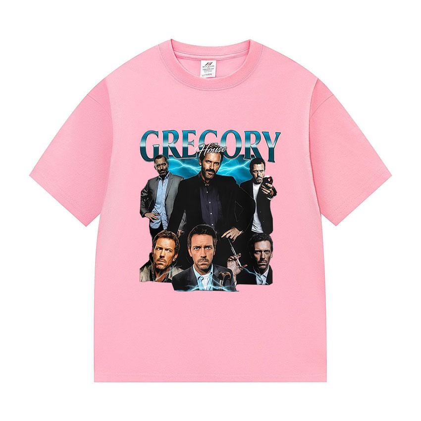 Dr Gregory House MD Funny Meme T Shirt Women Gothic Fashion Short Sleeve T-shirts Vintage High Quality Cotton T-shirt Streetwear