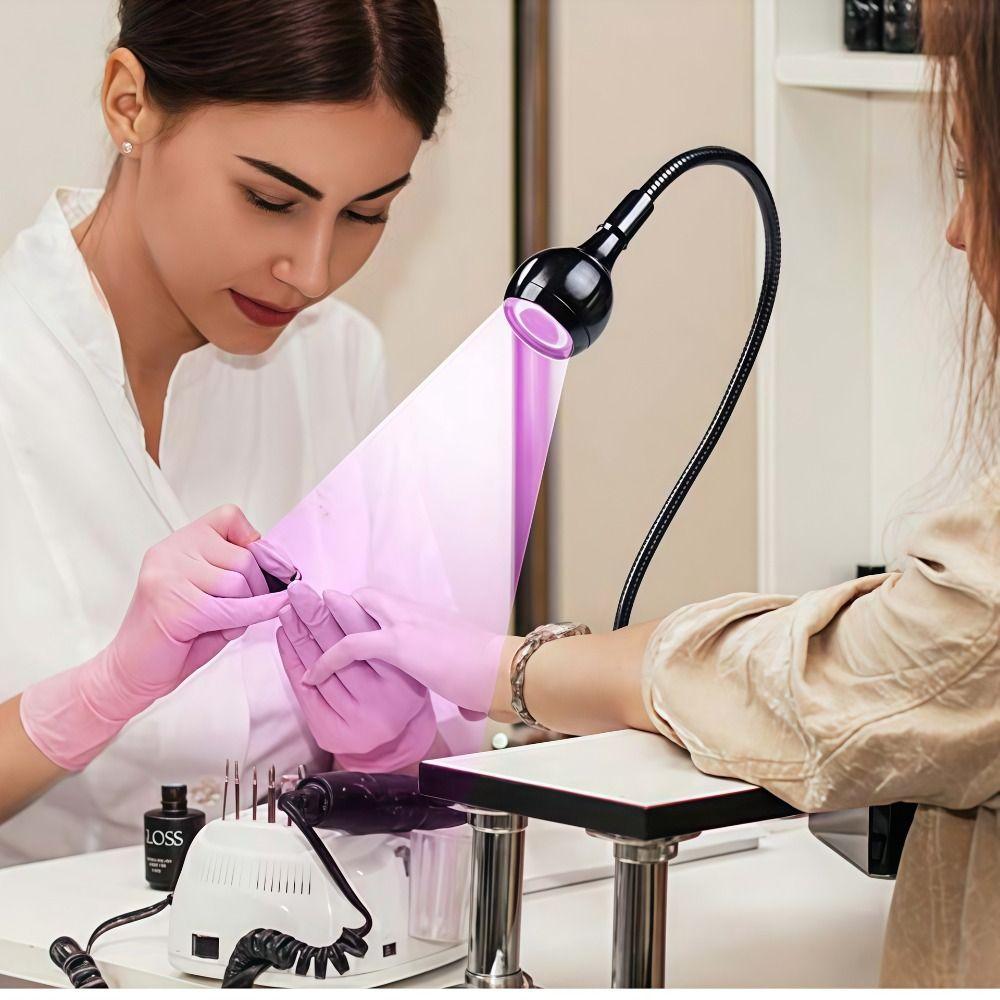 Foot Pedal Switch Nail Dryer Adjustable Head Nail Drying Lamp Gel Polish Curing Lamp  Nail Care