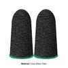 1 Pair Finger Breathable Ultra-thin Game Covers Universal Controller Fingertips Sleeves Thumb Gloves