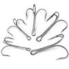 10pcs 4X Strengthen Fishing Brabed Hooks for Big Sea Fish Game Treble Hooks Artificial Bait Fishhooks Size 6/0# 7/0# 8/0# 10/0# 260319