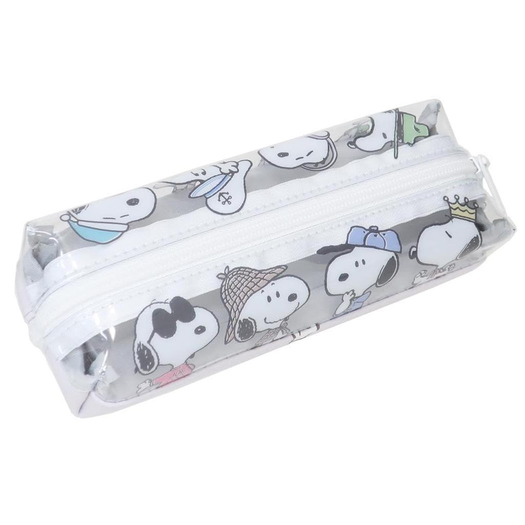 Snoopy Clear Pen Change Peanuts [Pen Pouch] 2-Room Case/Costume