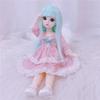 30cm Girls Dress Up Doll 1/6 Movable 20 Joints Cute Sweet Face Festival Birthday Gift BJD Princess Doll Toy with Clothes Shoes