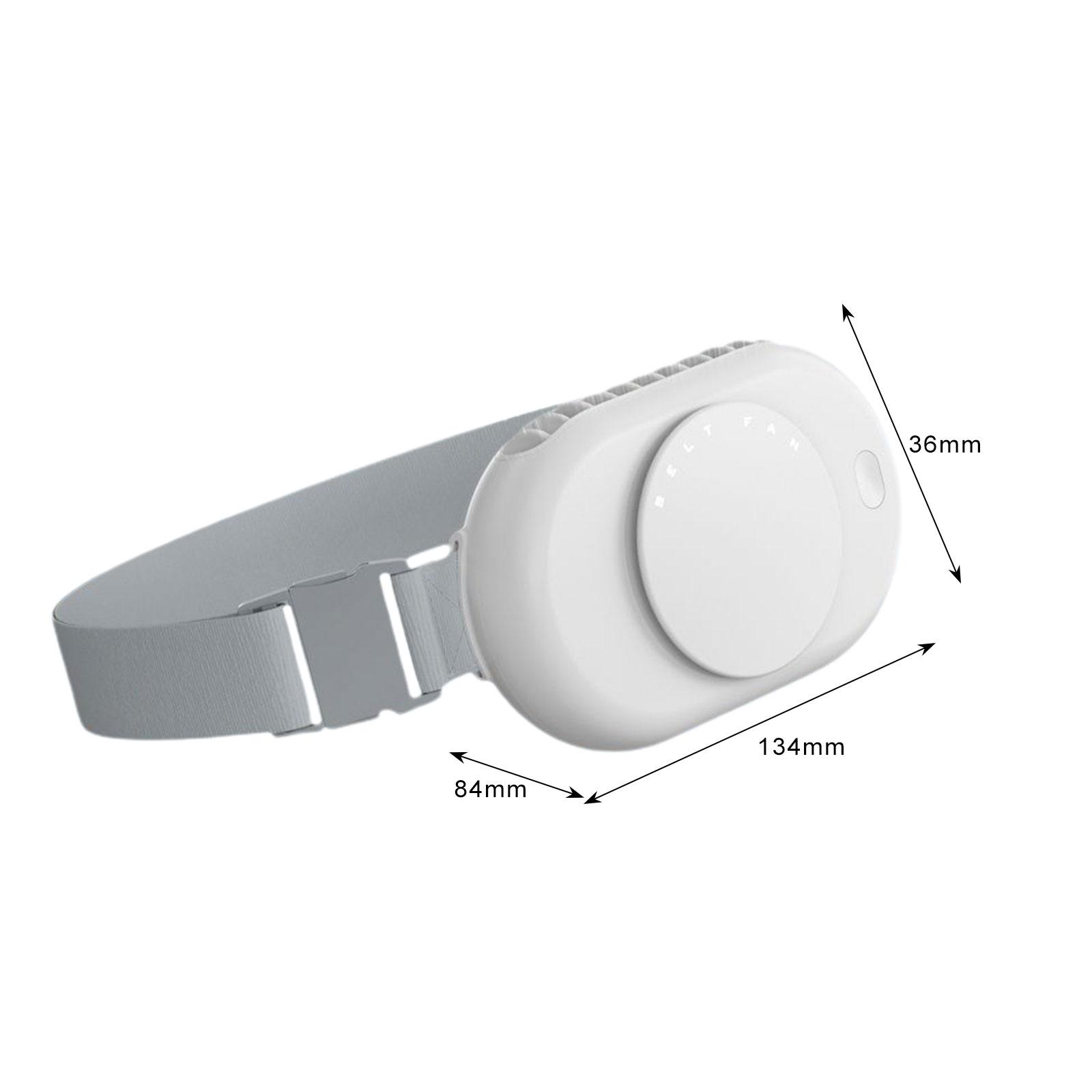 Портативный поясной вентилятор, уличный охлаждающий вентилятор, мощный воздушный поток, носимый поясной вентилятор, персональный вентилятор для скалолазания, путешествий, садоводства, походов