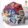 1pc Outdoor Umbrella with Pokémon Characters - Automatic Opening/Closing, Portable 3-Fold Design, 8-Rib Iron Frame - Perfect Gift for Fans, Trave