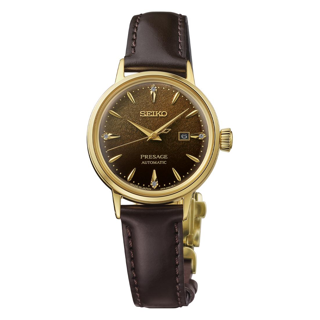 

SEIKO 2025 Presage Cocktail Time Автоматические 30 мм Сапфировые Женские Часы SRE020J1