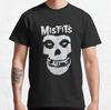 Novelty Misfits Skulls Movie T-Shirt for Men Round Collar Short Sleeve Glenn Danzig Punk Heavy