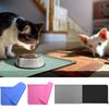 Food Cat Dog Mat Pet Feeding Bowl Placemat Waterproof Non Slip Floors Silicone