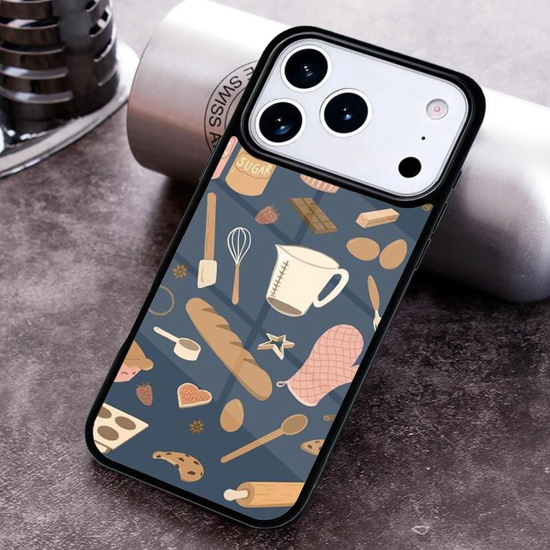 Baking Cook Chef Phone Case For iPhone 17 16 15 14 13 12 11 Pro Max Plus 17Air Soft Silicone Cover