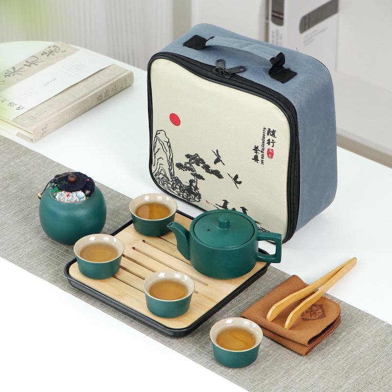 Kung Fu Tea Set Car Kuaike Cup Portable Outdoor Tea Cup Travel Tea Set Gifts