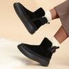 New Winter Women's Boots High-top Snow Boots Thickened Plush Warm Simple And Versatile Comfortable Outdoor Non-Slip Cotton Shoes
