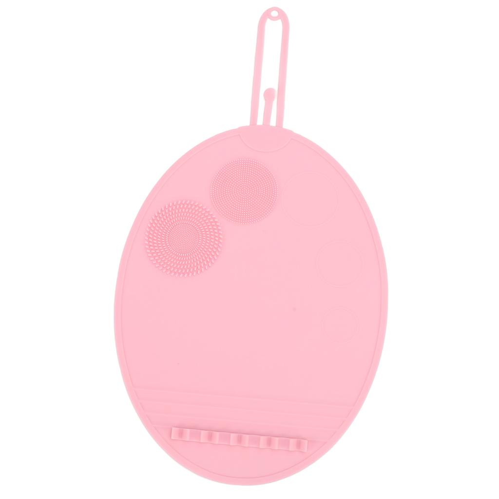 Silicone Makeup Brush Cleaning Mat Multi Textures Large Size Portable Washing Tool Scrubber
