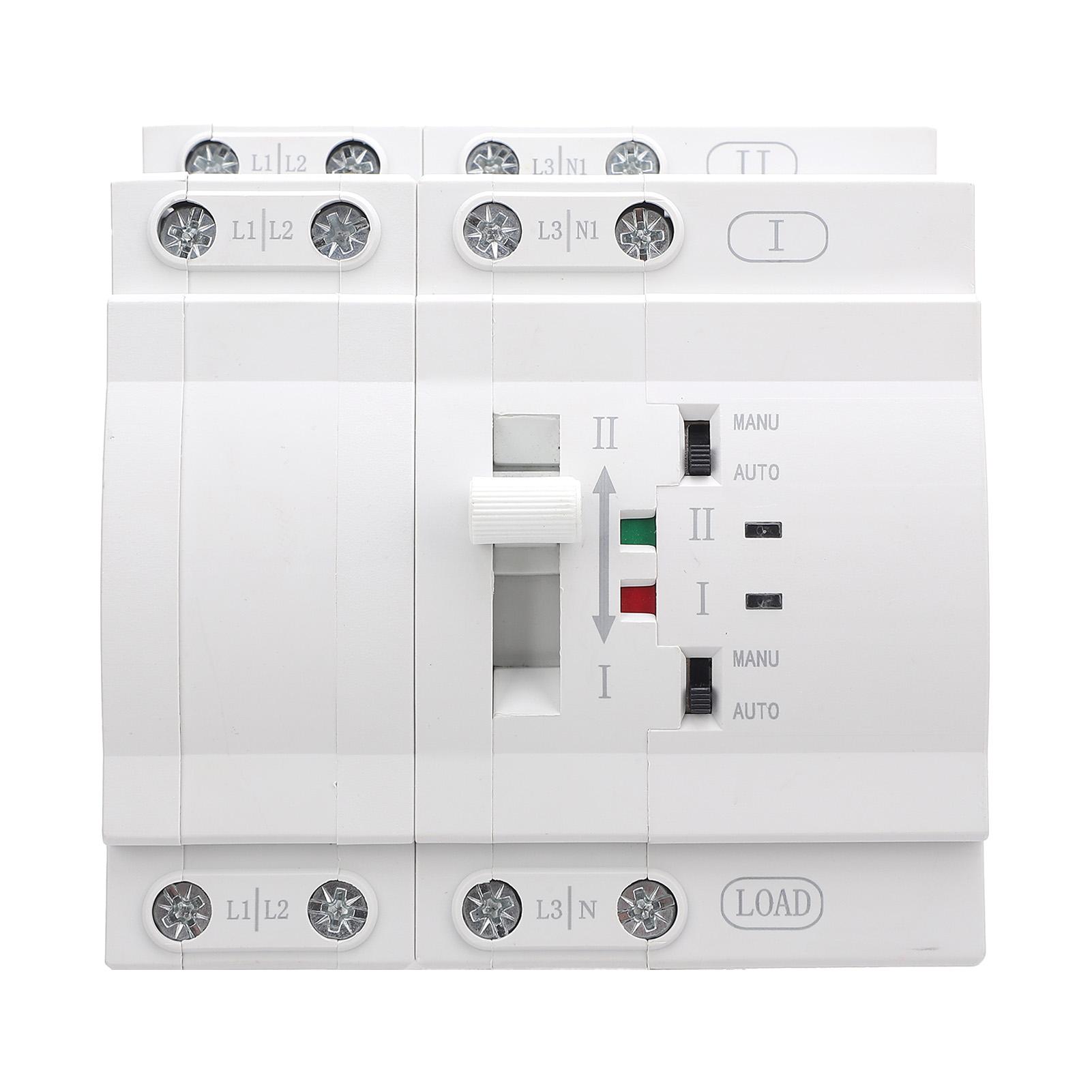 

Power Automatic Transfer Switch 4P 63A Millisecond Level Fast Switching Generator Changeover Switch