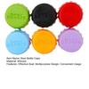 6Pcs Silicone Beer Bottle Caps Set Sealed Beer Bottle Topper for Beverage Preservation Vinegar Soy Sauce Bottle