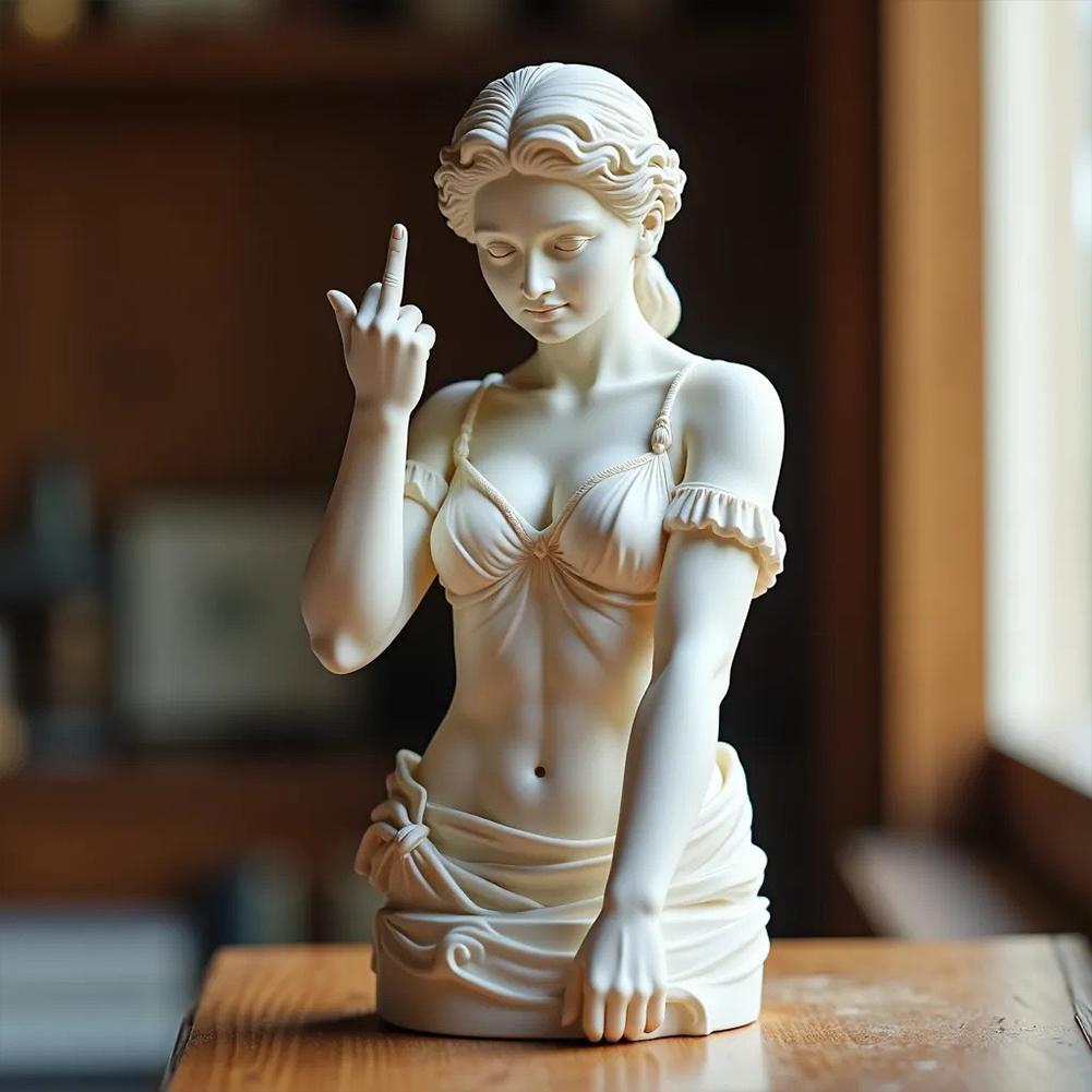 Statue Of Vienna Goddess Funny Goddess Statue 3D Resin Craft Symbol Ornaments Home Cultural Dec F2R4