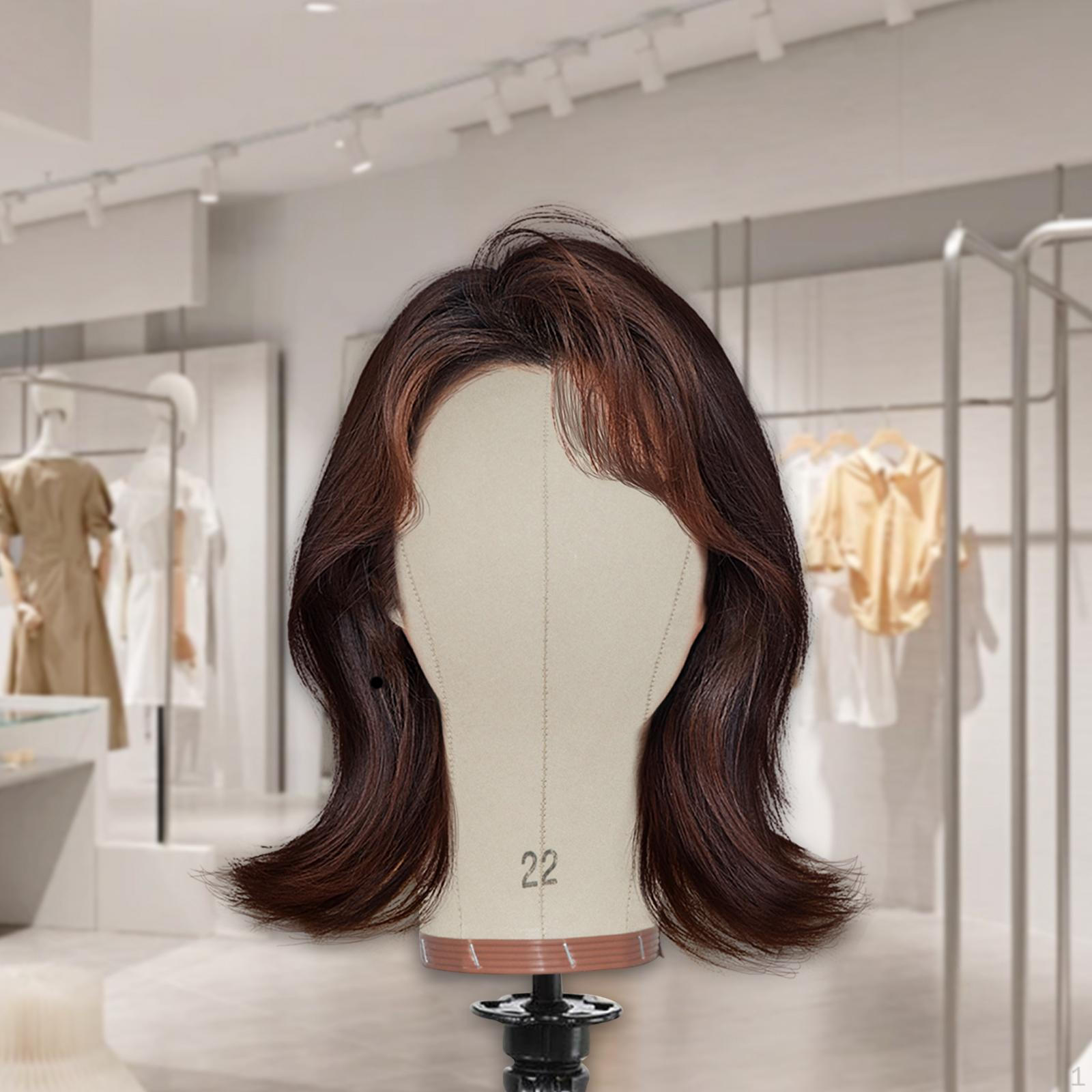 

Холст манекен голова блок компактный держатель парика манекен дисплей стенд для изготовления 23inch