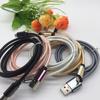 Heavy Metal Nylon Braided Data Cable Suitable for Android Smart Apple Charging Cable