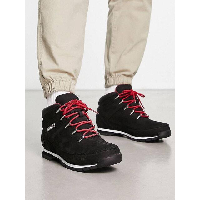 

Черные/красные ботинки Timberland Euro Sprint Hiker