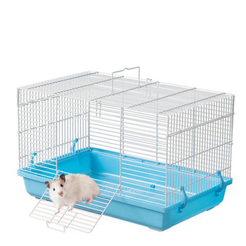 Portable Hamster Cage And Habitats, Travel Metal Mouse Cages , Hamster Habitat Rodent Gerbil Mice Rats Animal Critter Home Cage