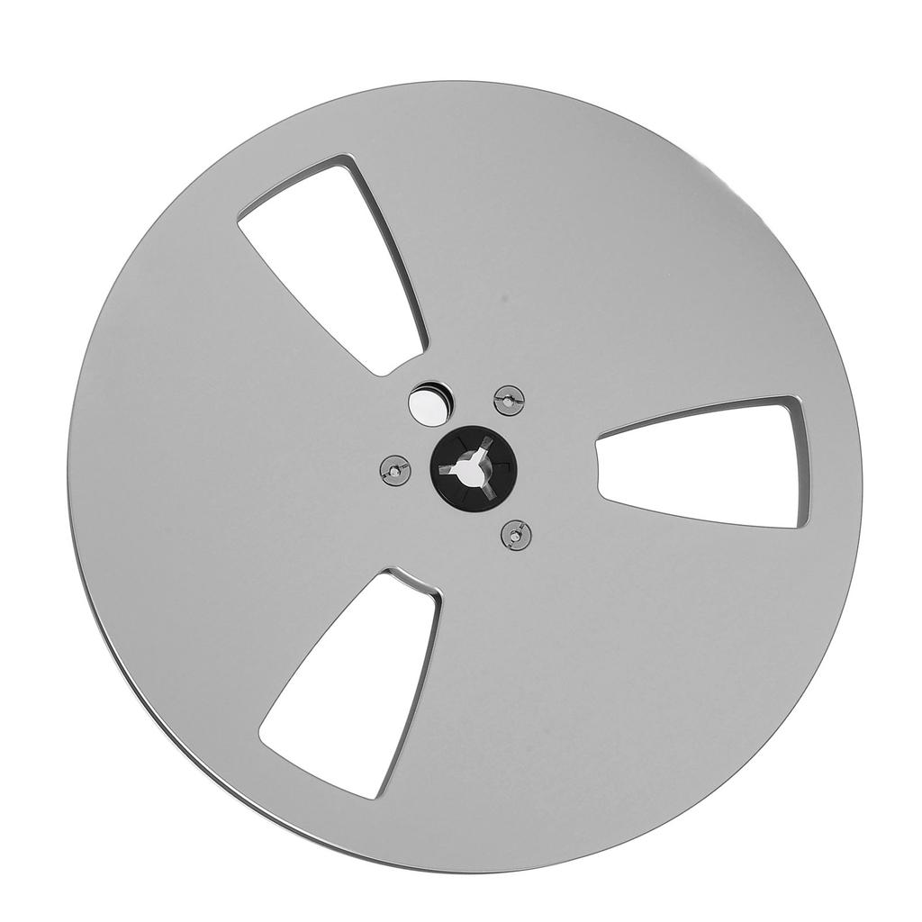 1 4 7 Inch Empty Tape Reel 3 Holes Aluminum Alloy Universal Open Sound Recording Tape Empty Reel for Recording
