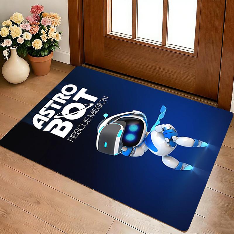 Astro Bot Wohnzimmer Rutschfester Bereichsteppich Weicher Teppich für Schlafzimmer Spielzimmer Sofabereich Büro Heimdekoration Fußmatte Weihnachtsgeschenk C9261086