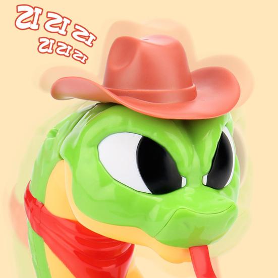 Electric Rattlesnake Play Toy for Parent-Child Interaction Rattle Robber Snake Game Tricky