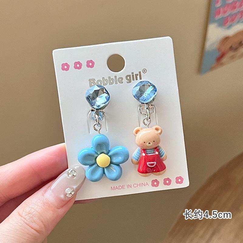 Cartoon children braided hair band hairpin girl headband little girl hair accessories hair rope baby rubber band