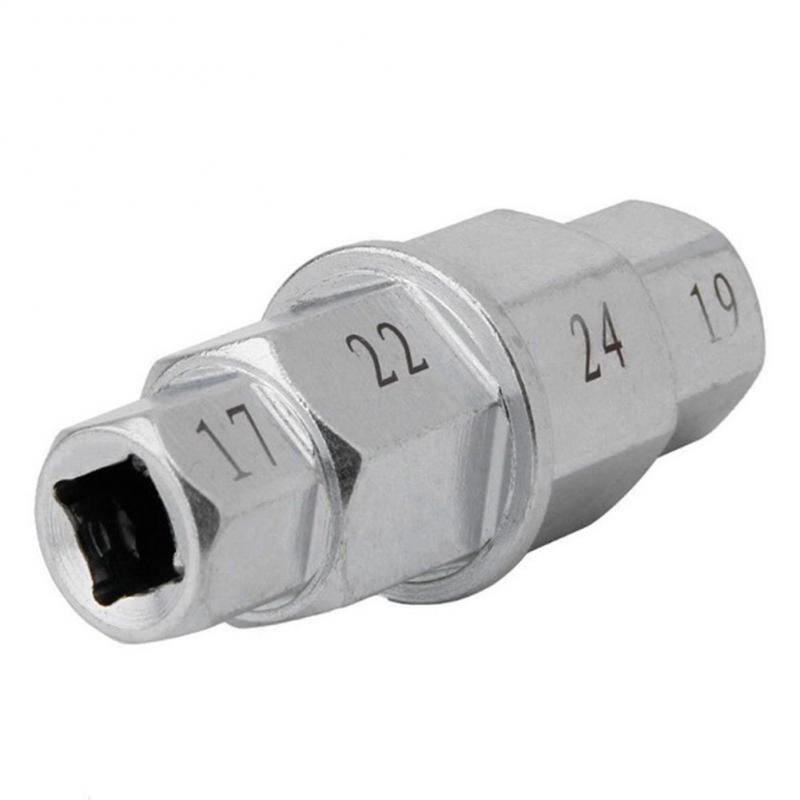 Motorcycle Spindle Wheel Removal Tool  Motorcycle Front Wheel 17/19/22/24mm Shaft Hexagon Socket Repair Tool for Suzuki Honda