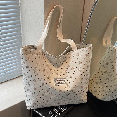Großräumige Pendler-Tragetasche, Modische Tote Bag, Nischen-Einschulter-Handtasche für Damen
